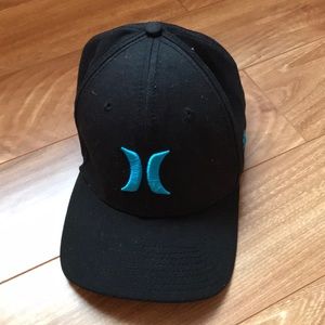 Hurley black baseball cap hat